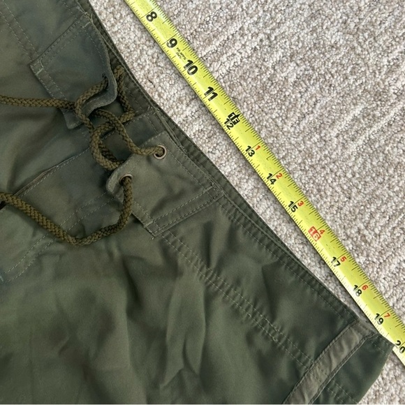 FAVANT HAWAII SWIM BOARD SHORTS OLIVE GREEN 100% COTTON, SIZE 40 - Picture 7 of 7